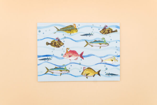 Fish Bubble Card