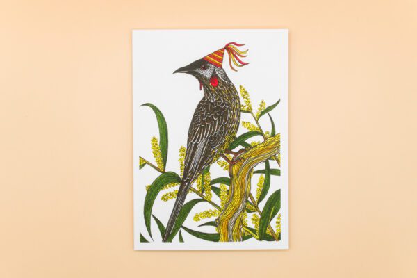 Red-Throated Wattlebird