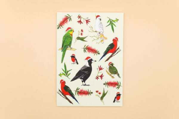 Christmas Bird Card