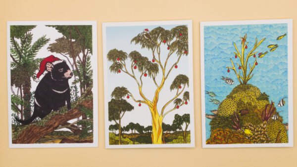 Christmas Collection Set of 6 Australian Greeting Cards - Image 2
