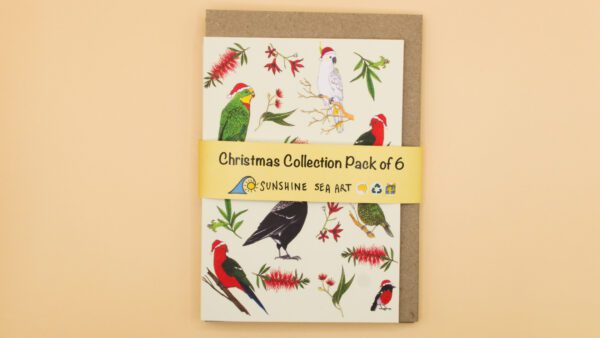 Christmas Collection Set of 6 Australian Greeting Cards - Image 4