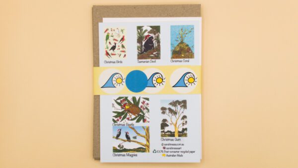 Christmas Collection Set of 6 Australian Greeting Cards - Image 5